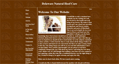 Desktop Screenshot of delawarenaturalhoofcare.com